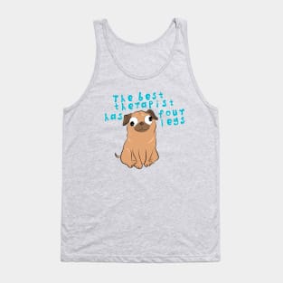 Pug Therapist Tank Top